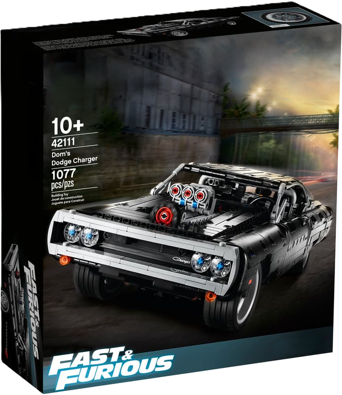 La Dodge Charger de Dom (1077pcs)