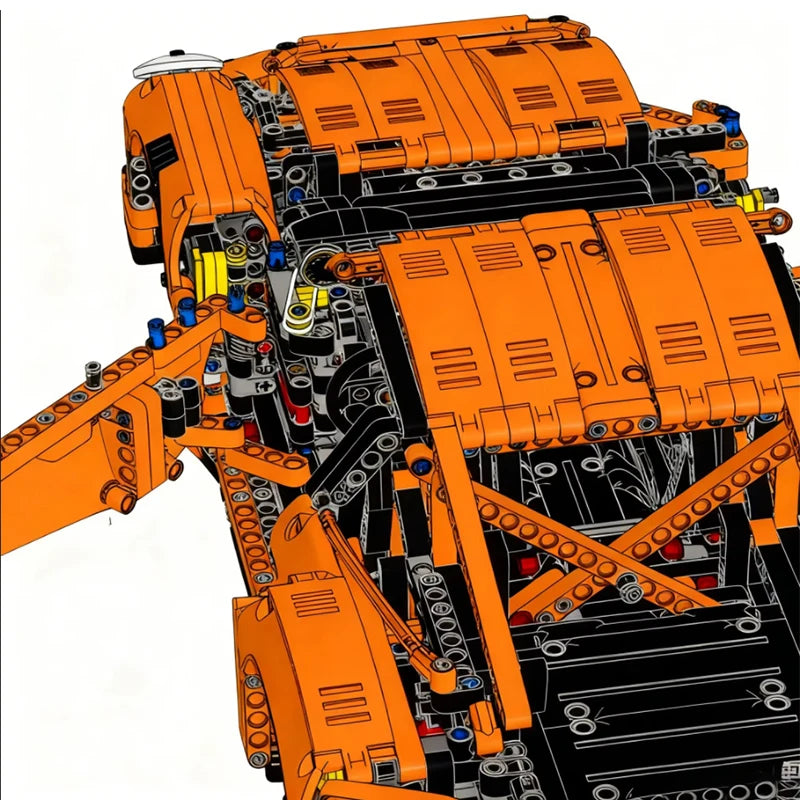 Porsche 911 GT3 RS (2704pcs)