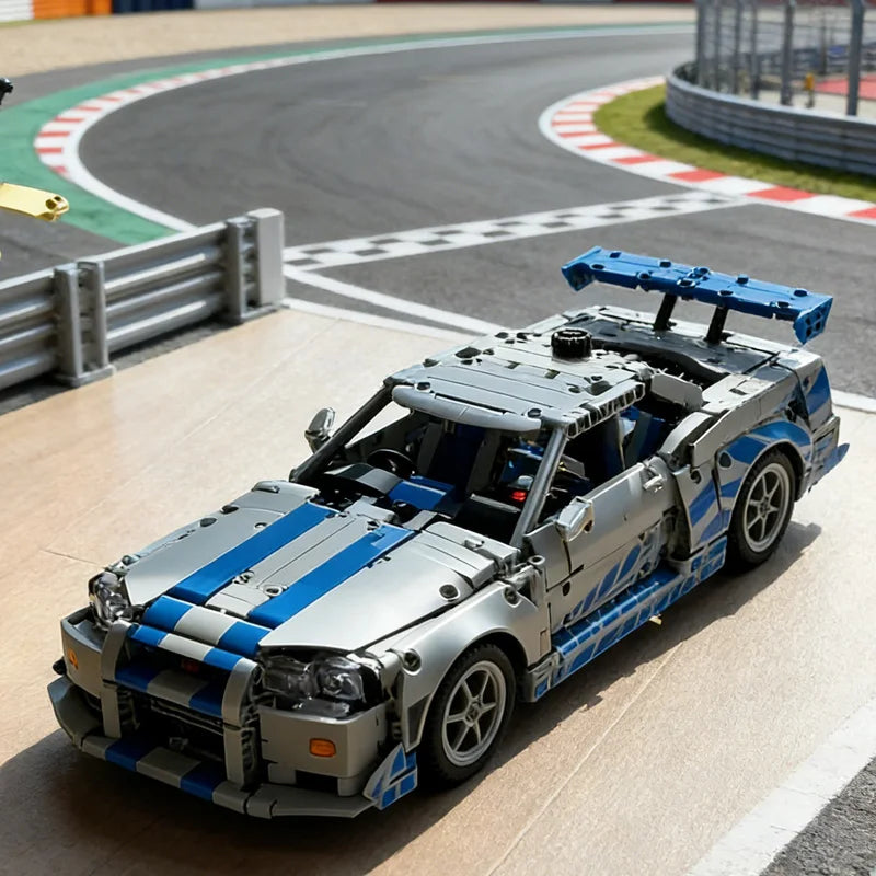 Voiture Nissan Skyline GT-R (R34) 2 Fast 2 Furious (1410pcs)