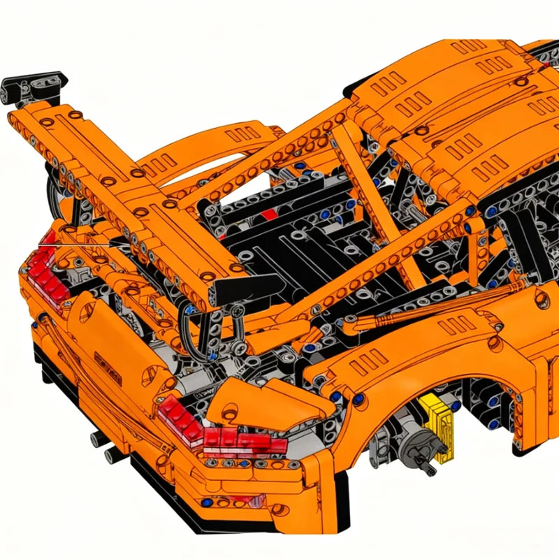 Porsche 911 GT3 RS (2704pcs)